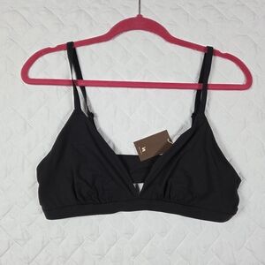 Inlyric Triangle  Bralette IBO21  Size XL Black NWT